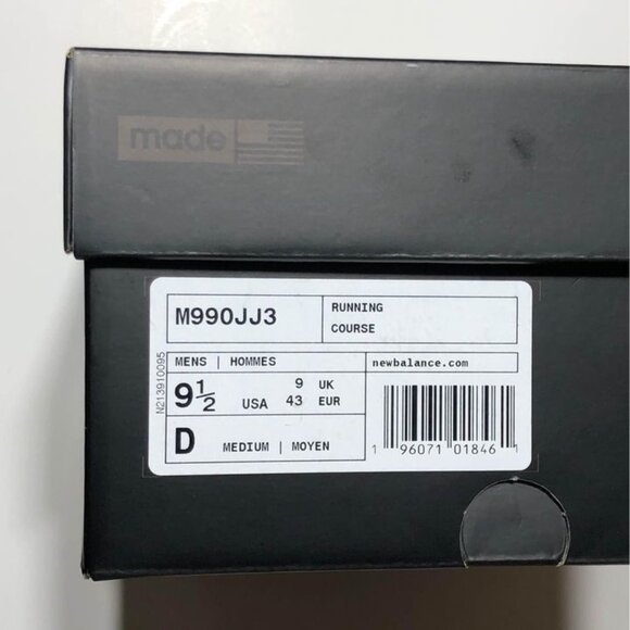 Men's US9.5 43EU New Balance Jjjjound M990JJ3 - Picture 4 of 9